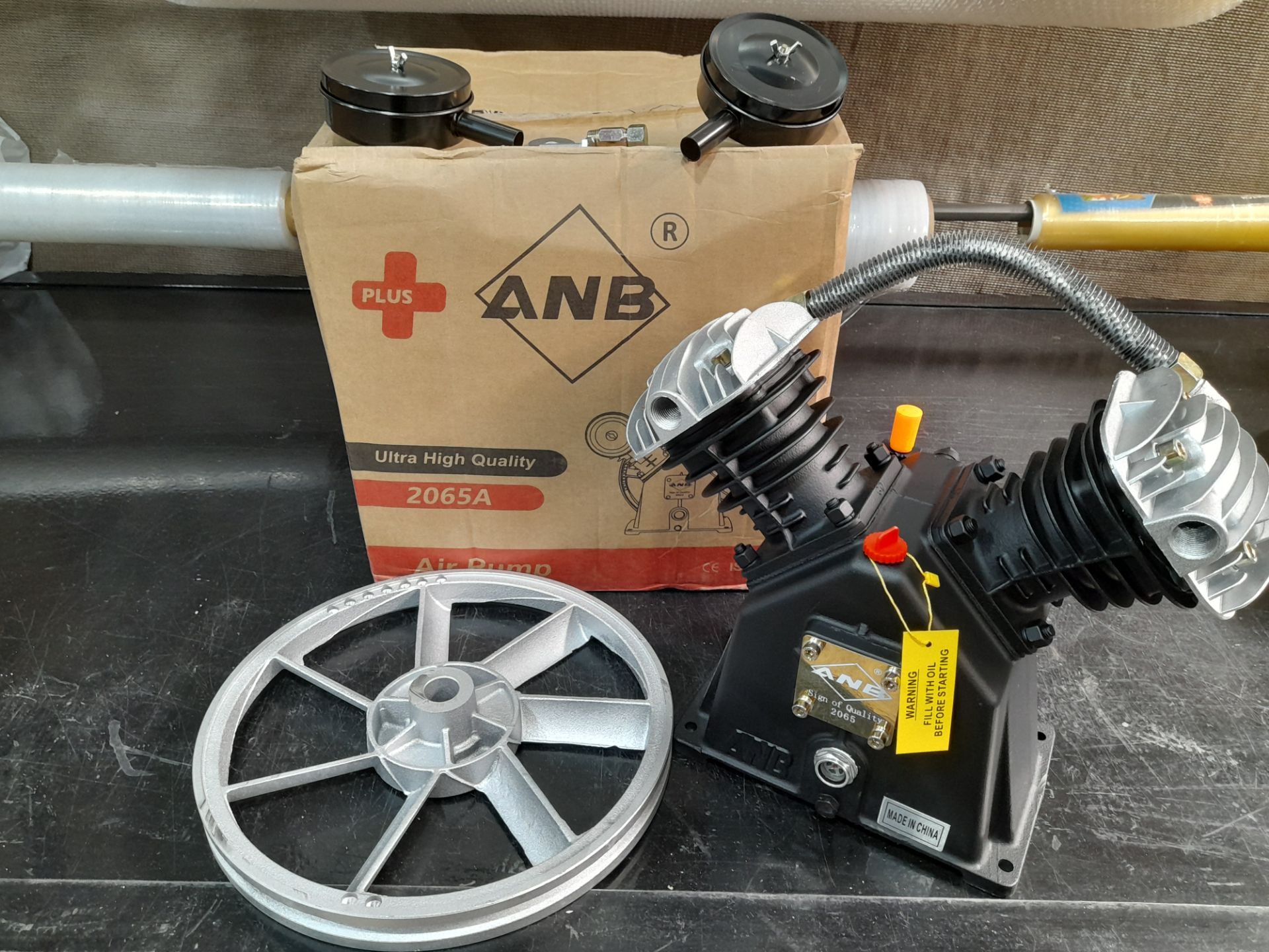 سیلندر کمپرسور باد 250 لیتری خورجینی طرح ایتالیایی 2065