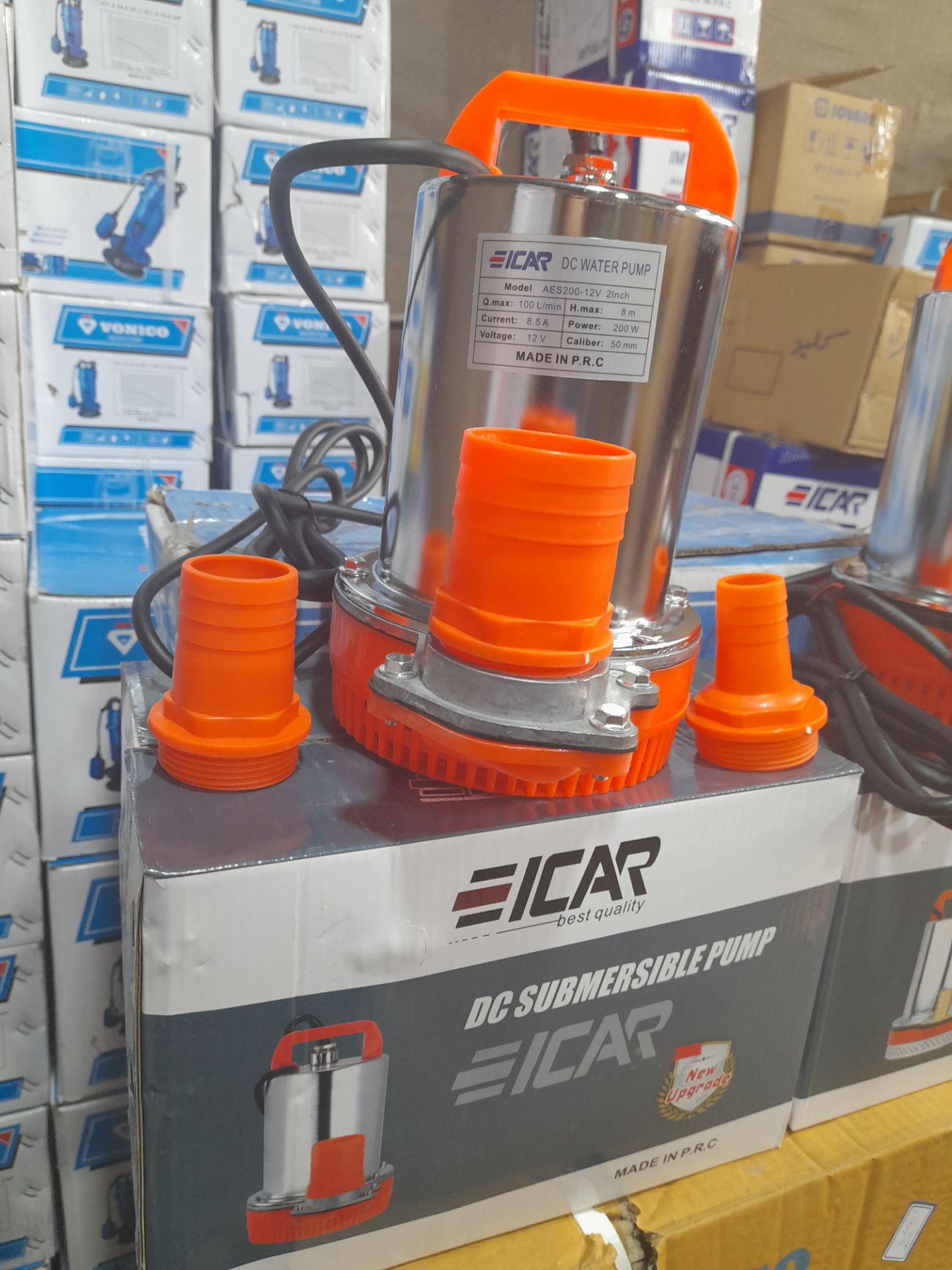 کفکش 8 متری 2 اینچ 12 ولت ایکار