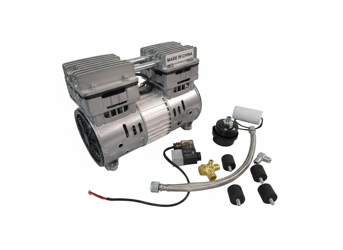 موتور کمپرسور هوا ۵۵۰ وات بلوک اویل فری سایلنت پمپ باد قیمت بروز .برای قیمت کلی عمده تماس بگیرید.