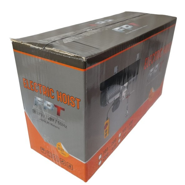 وینچ برقی کارگاهی اف پی تی FPT مدل PA800 طول 25 متر