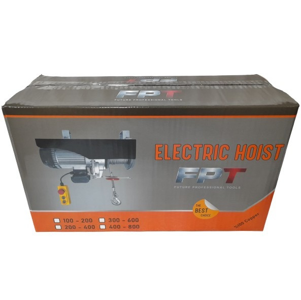 وینچ برقی کارگاهی اف پی تی FPT مدل PA800 طول 25 متر