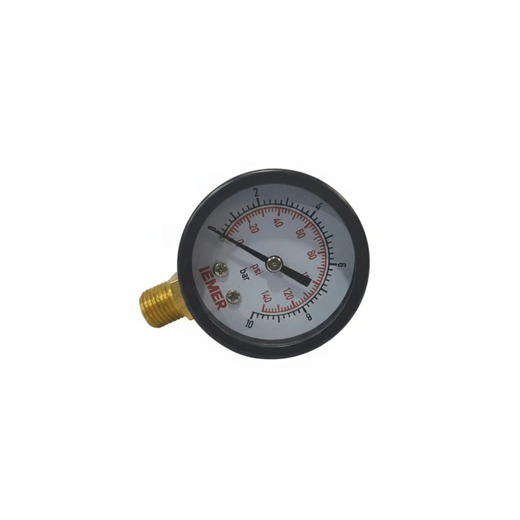 گیج فشار ایمر ۱۰ بار سایز 1/4 اینچ سنگین 70 گرمی